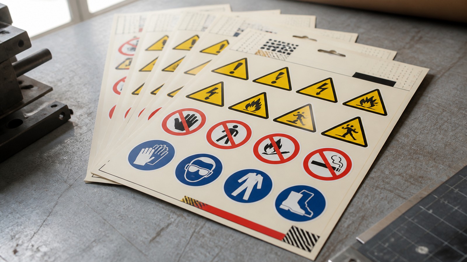 Chemical Stickers Print and Cut Sheets