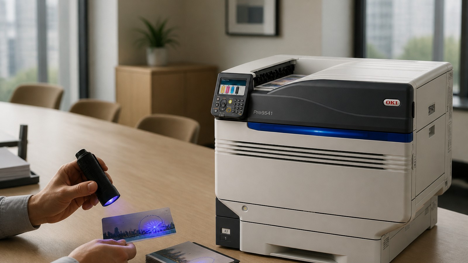 Invisible Security Ink Printer OKI Pro9541