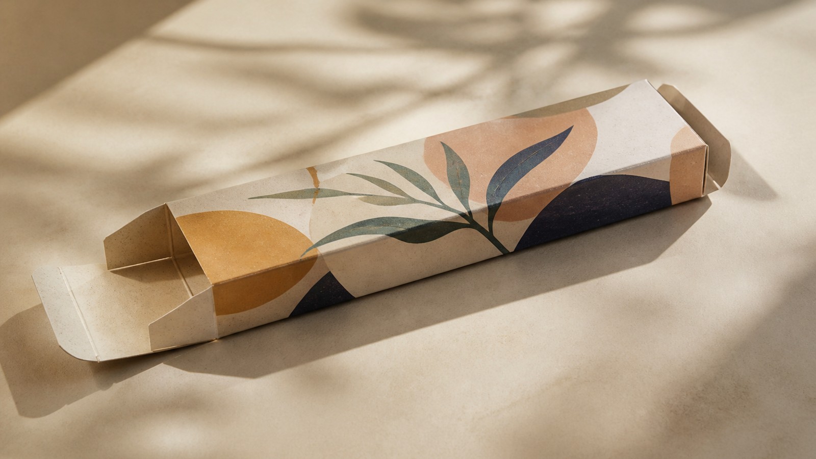 Long box making – print, cut, crease
