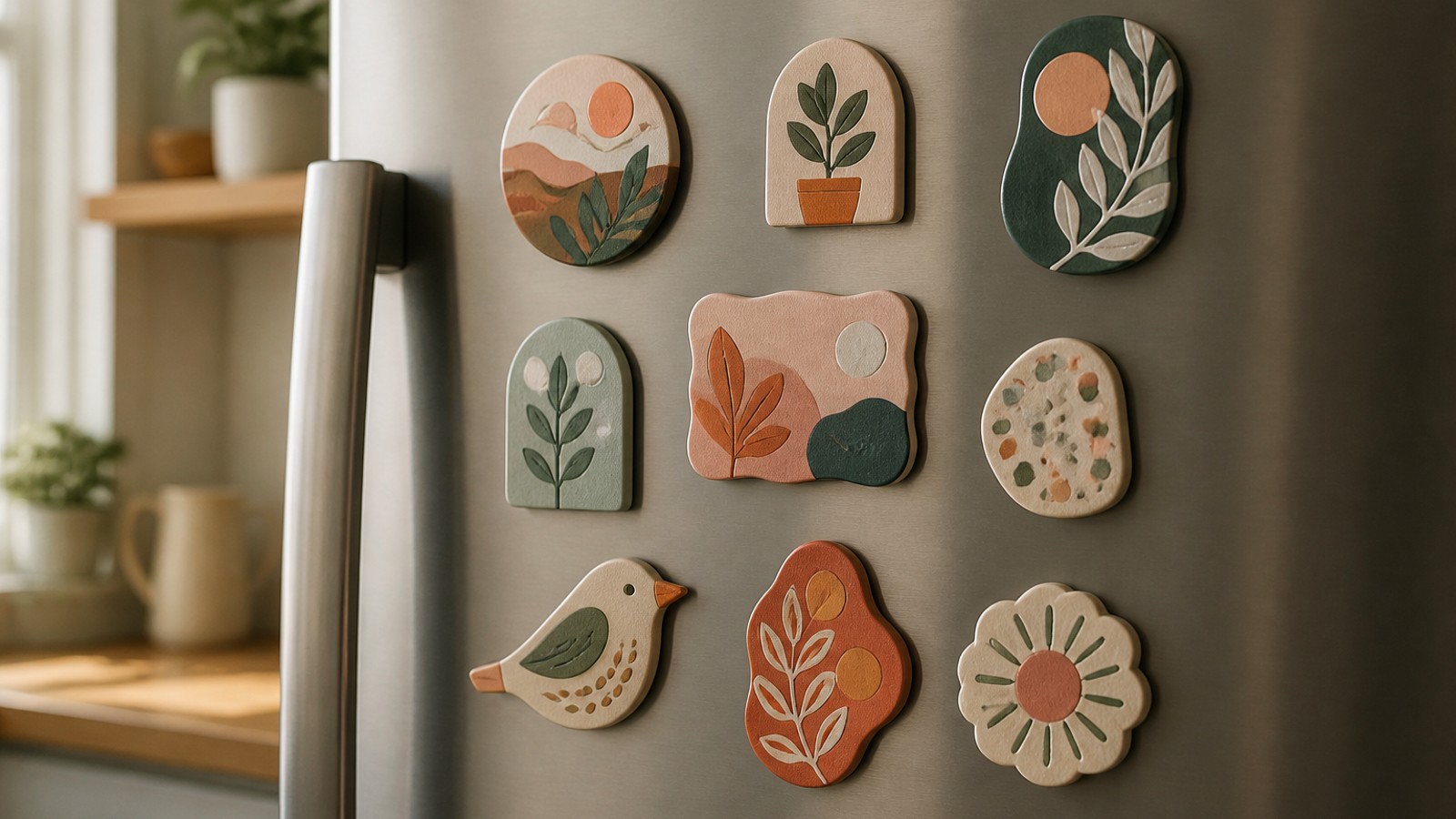 Print and cut fridge magnets