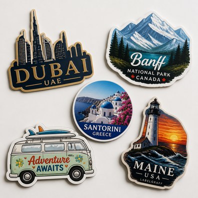 Print and cut fridge magnets