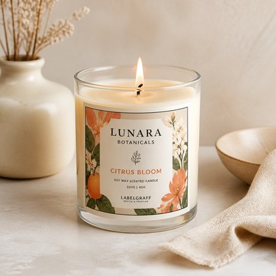 Print and Cut Candle Stickers