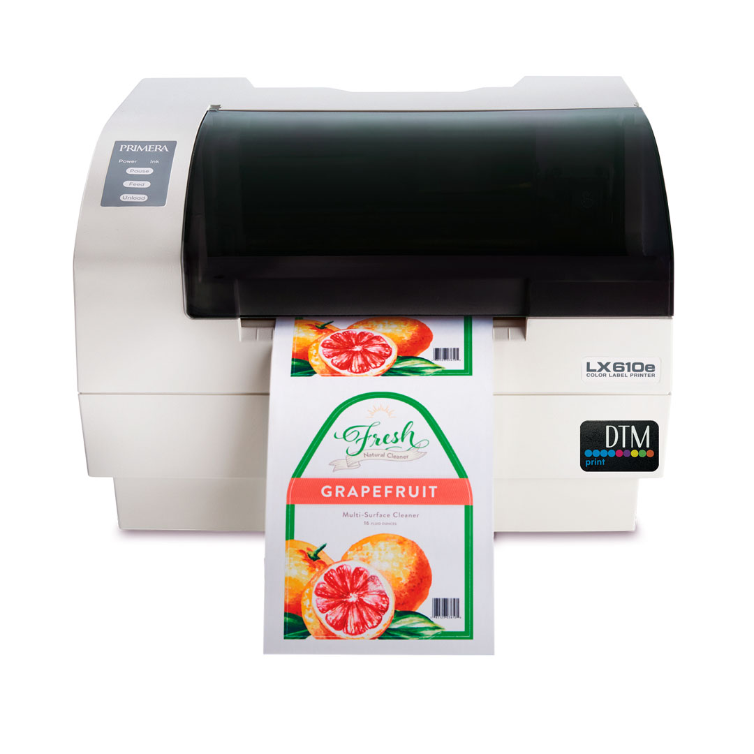 Multi-color label printer (2 inch labelling machine) from